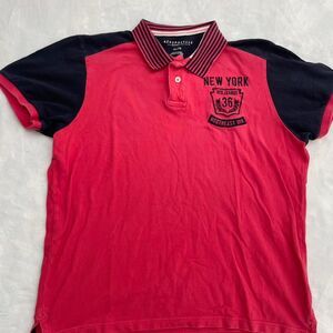 Aeropostale Y2K Polo Shirt Women's XL Pink Preppy Vintage 2000s